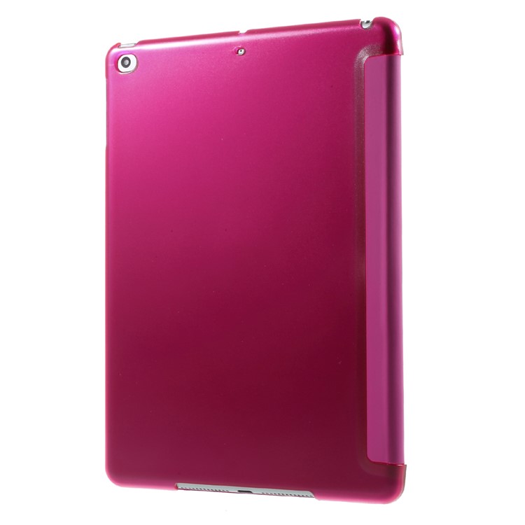 Tri-fold Stand PU Leather + PC Protective Cover for iPad 9.7 (2018) / 9.7 (2017) - Rose-3