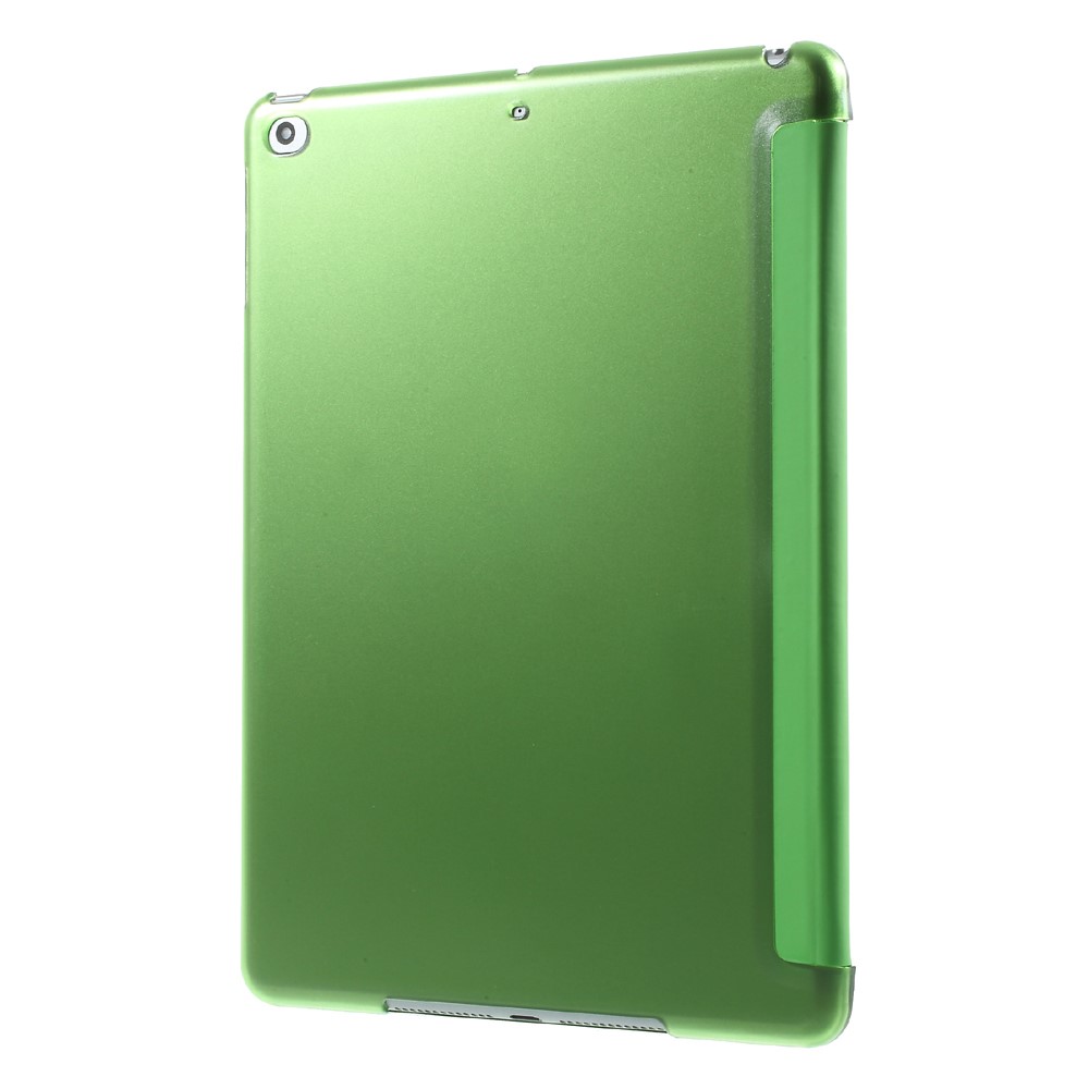 For iPad 9.7 (2018) / 9.7 (2017) Tri-fold Stand PU Leather + PC Case Accessory - Green-3