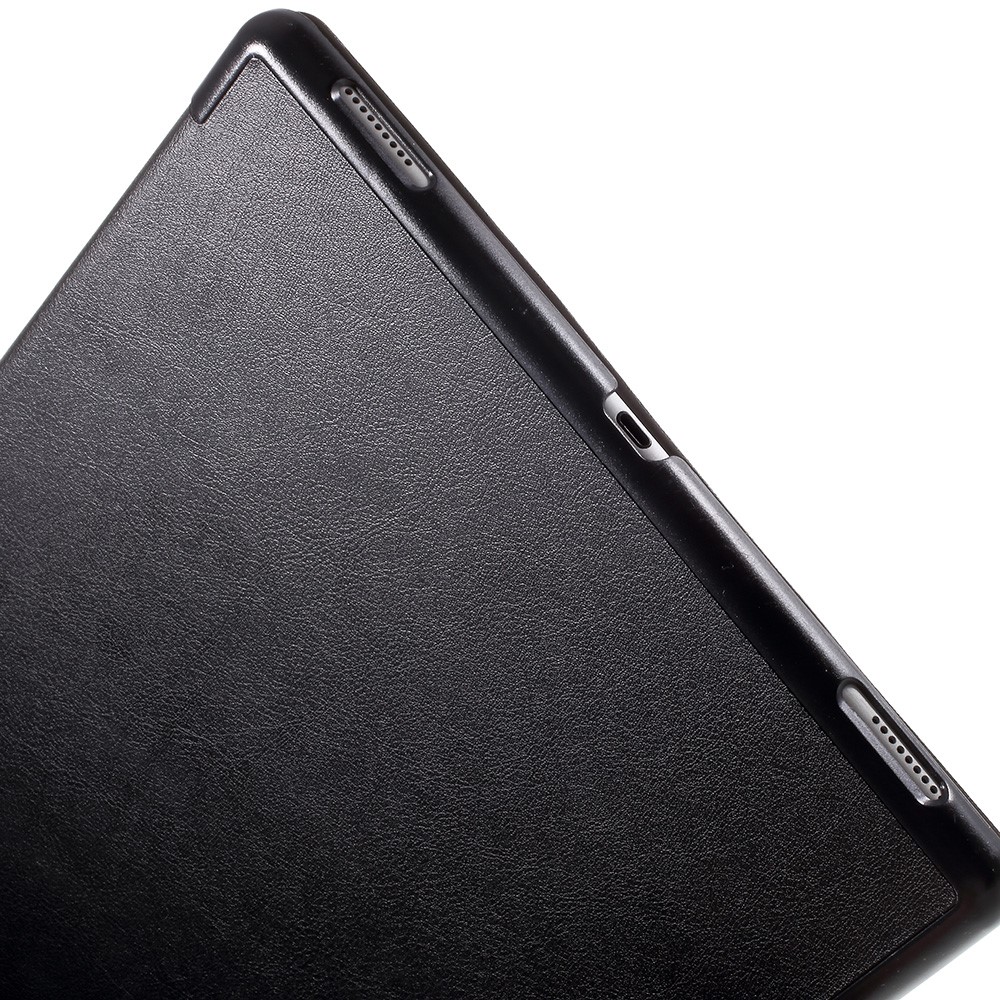 Leichtes Anti-kratzer-pu-leder Ultra Thin Tri-fold Stand Auto Sleep/Wake Smart Cover Für Ipad Pro 12.9 (2017) - Schwarz-8