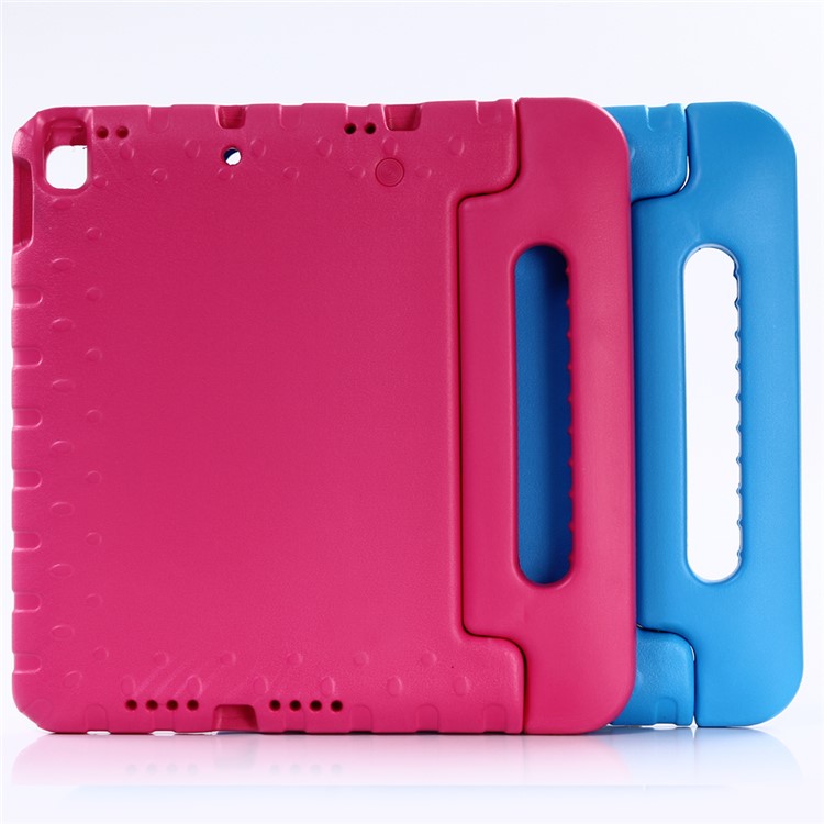 Soporte de Mango Seguro Para Niños de Choque Stand EVA Foam Case Shell Para Ipad 10.2 (2021)/(2020)/(2019) / Air 10.5 (2019) / Pro 10.5 (2017) - Azul