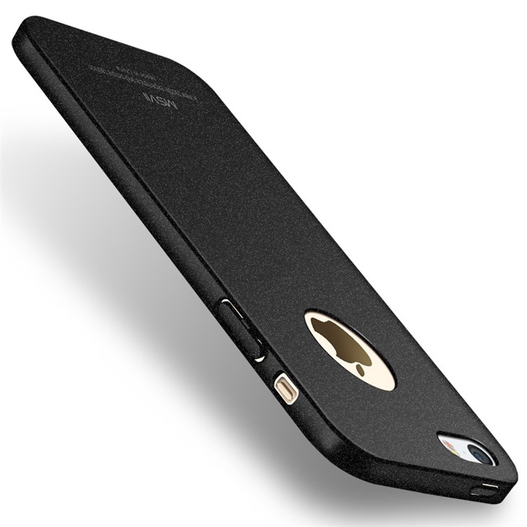 MSVII Ultra-thin Matte Protective Hard Plastic Phone Case for iPhone 5 / 5s / SE - Black-1