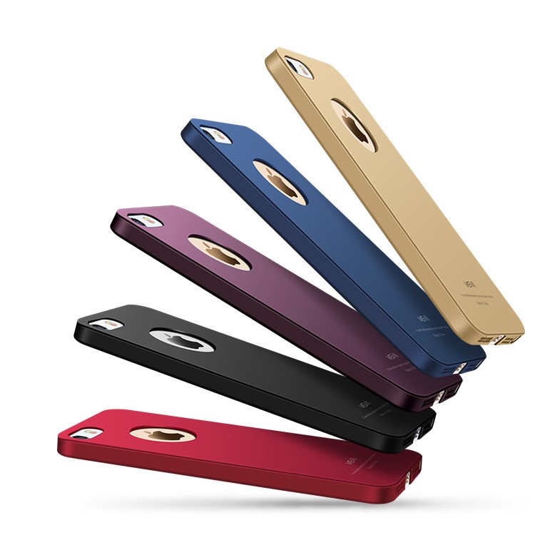 MSVII Ultra-thin Anti-slip Hard PC Case for iPhone 5S SE 5 - Black-3
