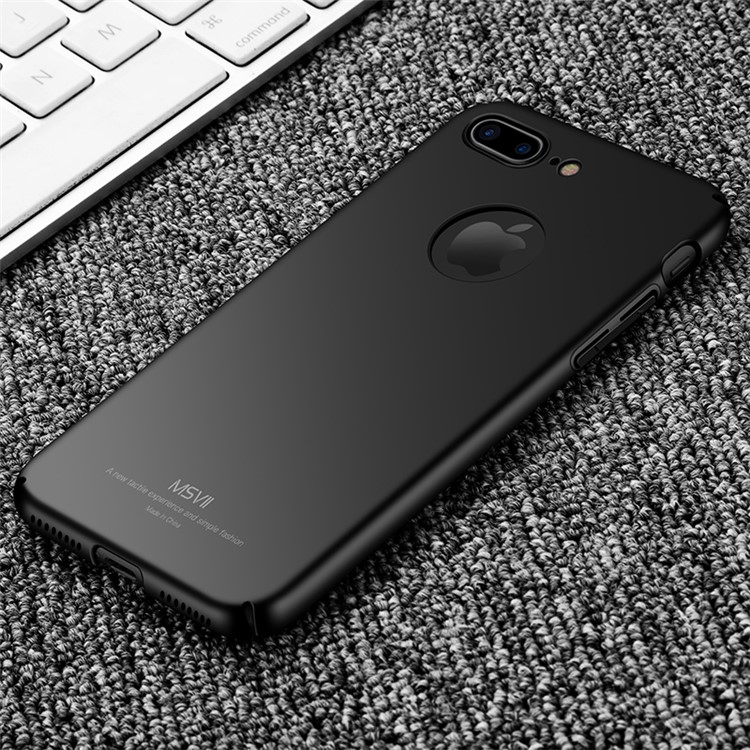 MSVII Ultra-thin Drop-Proof Plastic Cell Phone Case for iPhone 7 Plus 5.5 inch - Black-3