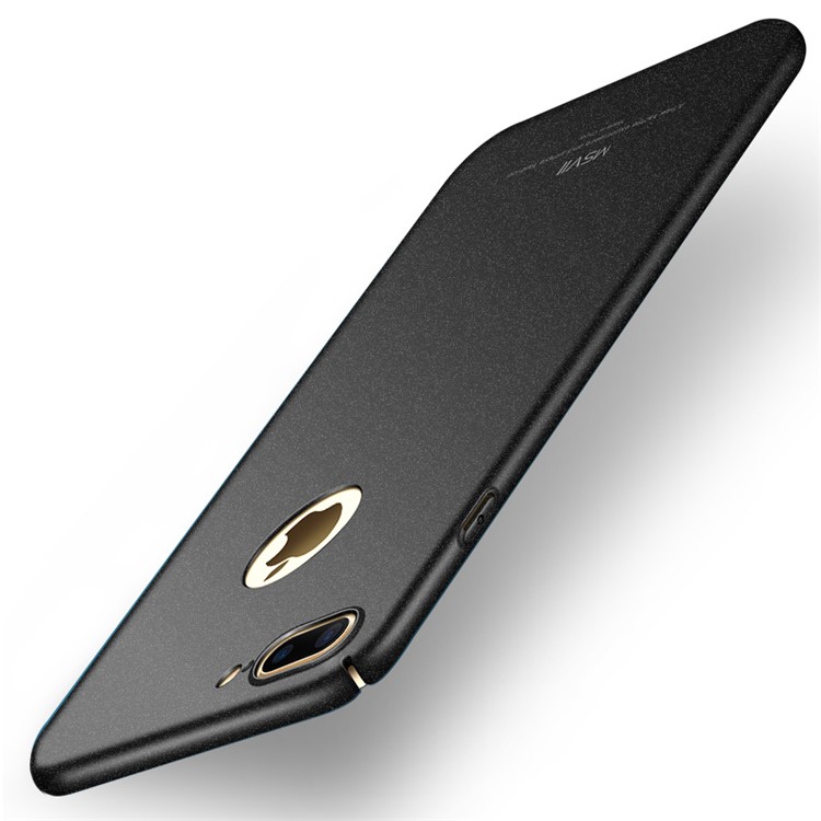 MSVII Ultra-thin Matte Anti-shock Plastic Phone Case for iPhone 7 Plus 5.5 inch - Black-2