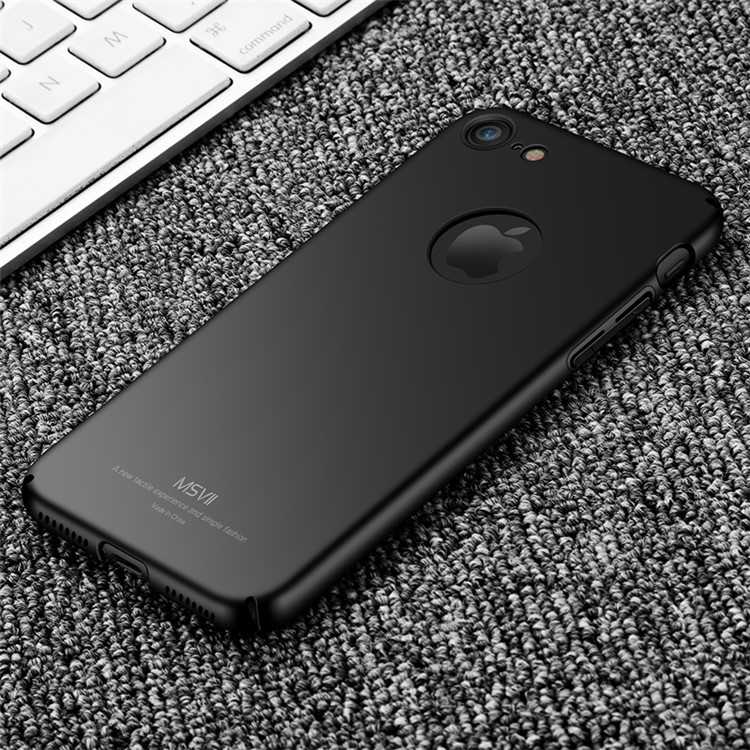 MSVII Ultra-thin Drop-Proof PC Phone Case for iPhone 7 4.7 inch - Black-3