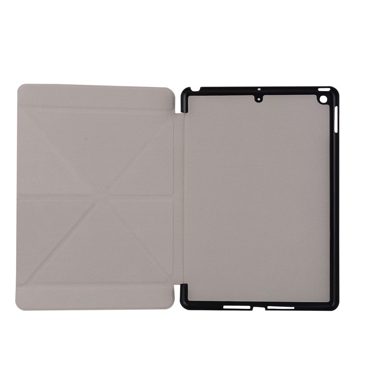 Origami Stand PU Leather Case for iPad 9.7-inch (2017) - Black-9