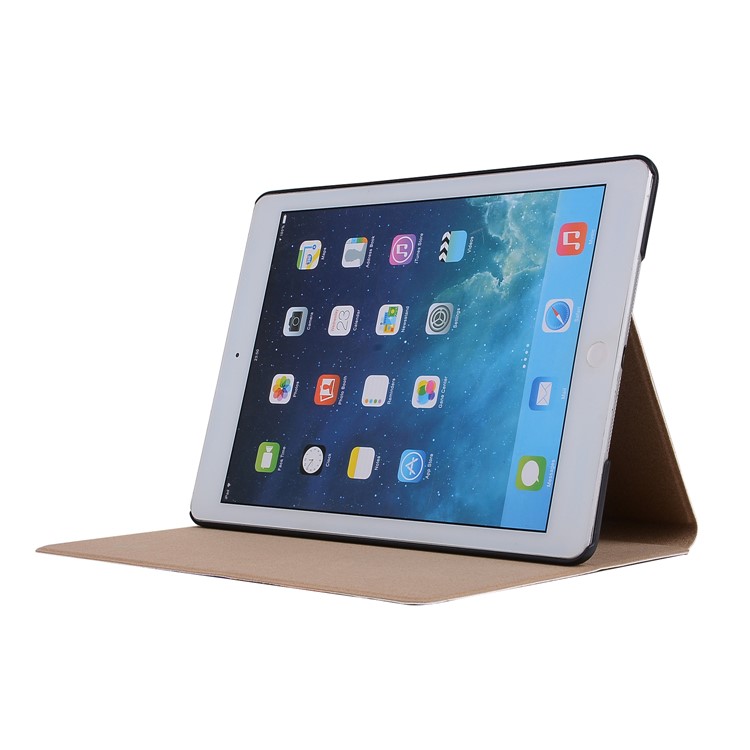 Printing Leather Stand Case for iPad 9.7-inch (2017) - Tree-4