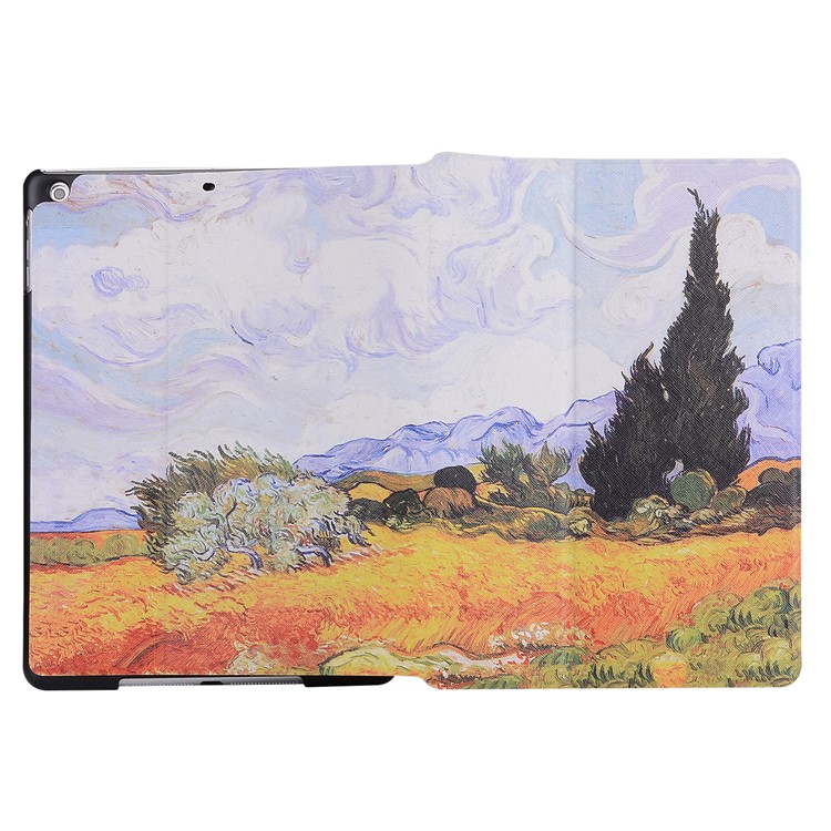 Printing Leather Stand Case for iPad 9.7-inch (2017) - Tree-6