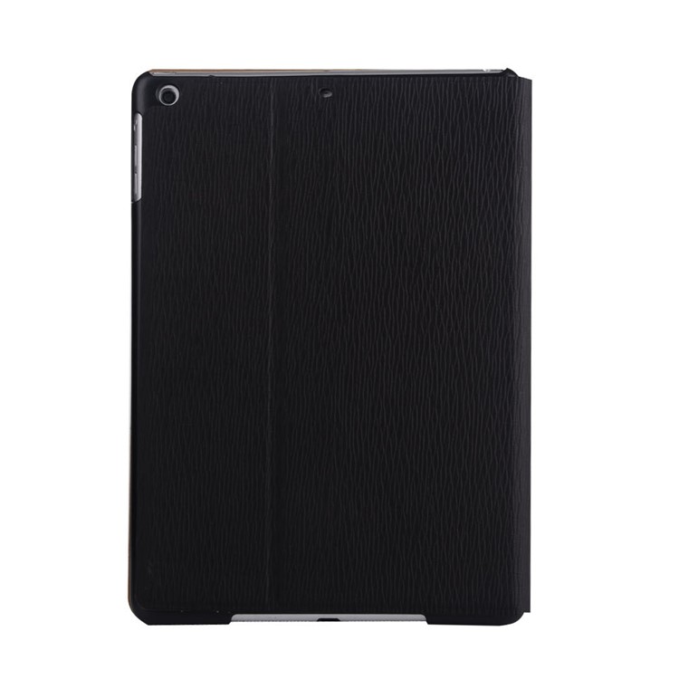 Tree Skin Leather Stand Tablet Case for iPad 9.7-inch (2017) - Black-3