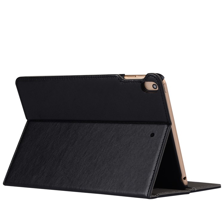 PU Leather Wallet Stand Cover Case for iPad mini 5 - Black-6