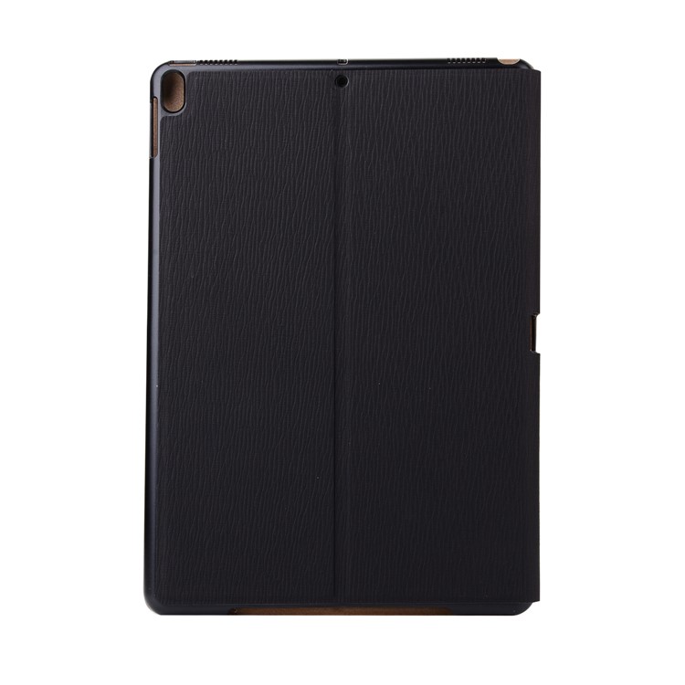 Bark Skin Series PU Leather Stand Tablet Cover Case for iPad Pro 10.5-inch - Black-4