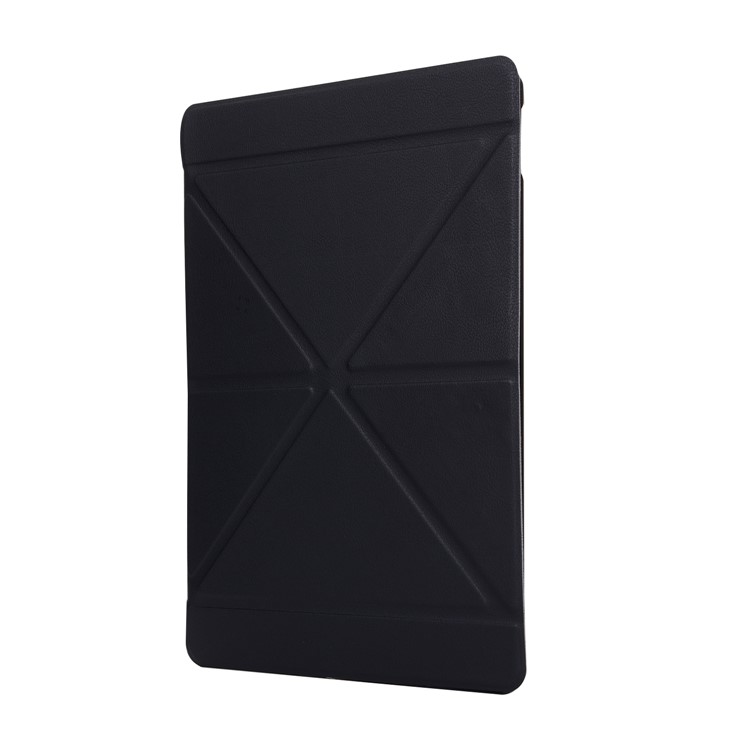 Origami Stand Smart Leather Flip Case for iPad Pro 10.5-inch (2017) - Black-3