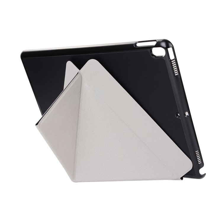 Origami Stand Smart Leather Flip Case for iPad Pro 10.5-inch (2017) - Black-7