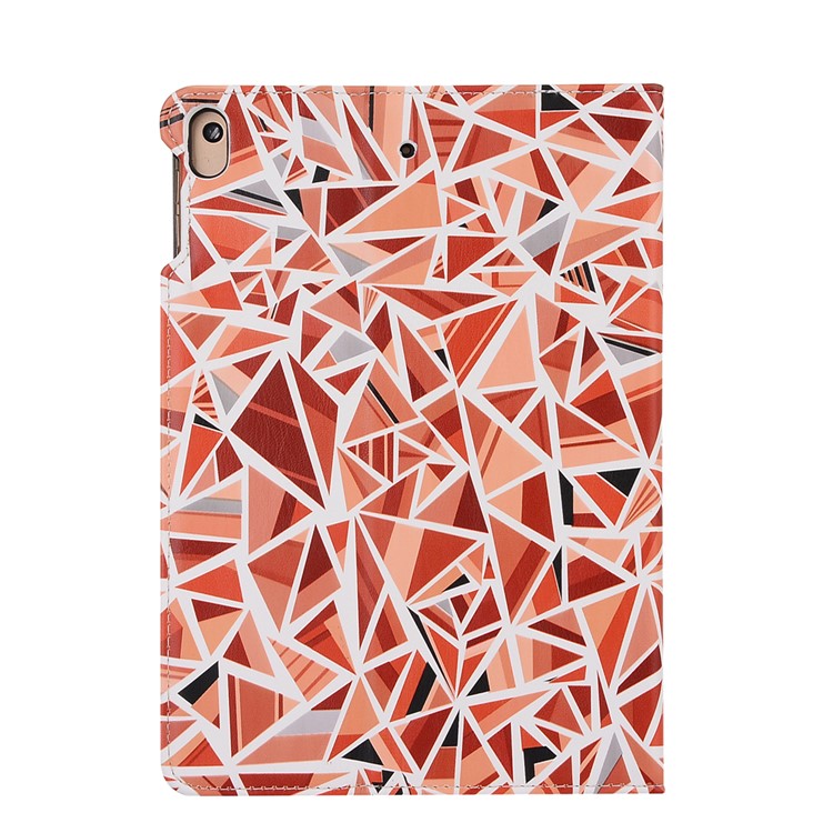 Pattern Printing Wallet Leather Stand Tablet Case for iPad Pro 10.5-inch (2017) - Geometry Pattern-4
