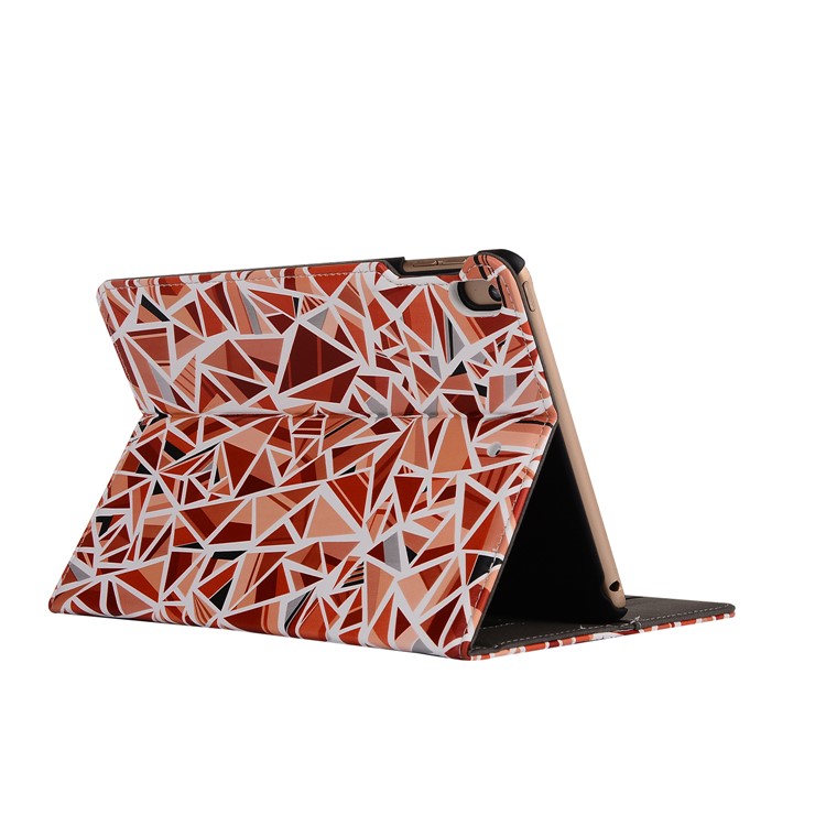 Pattern Printing Wallet Leather Stand Tablet Case for iPad Pro 10.5-inch (2017) - Geometry Pattern-6