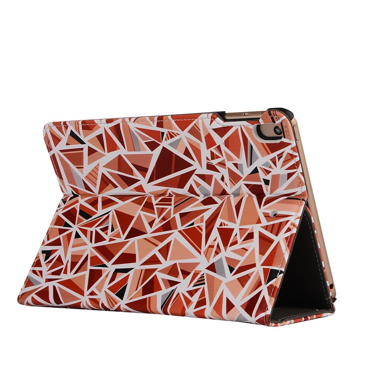 Pattern Printing Wallet Leather Stand Tablet Case for iPad Pro 10.5-inch (2017) - Geometry Pattern-8