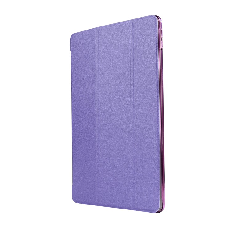 Astuccio Pieghevole Tricolore Astuccio In Pelle Per Ipad Pro 10,5 Pollici (2017) - Viola-2