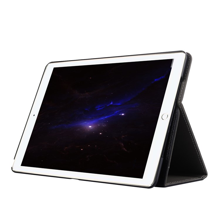 Wallet Leather Protection Tablet Case with Stand for iPad Pro 10.5-inch (2017) - Black-4