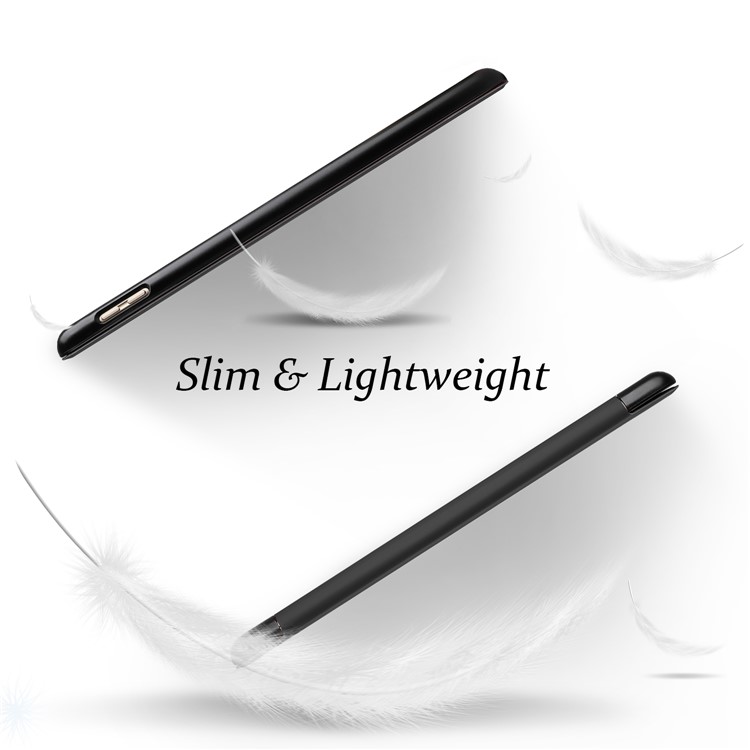 Auto-wake/sleep Tri-fold Stand Protective Leather Cover for iPad Pro 10.5-inch - Black-11