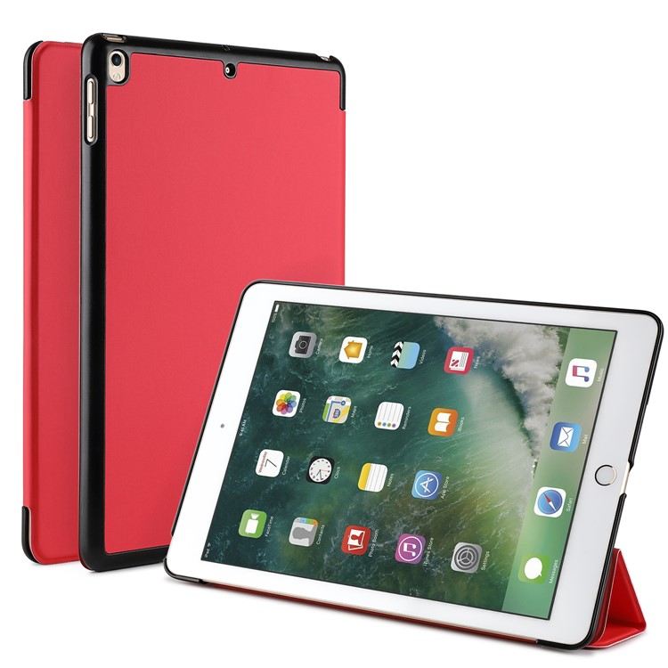 

Auto-wake/sleep Tri-fold Stand Protective Leather Case for iPad Air 10.5 (2019) / Pro 10.5-inch (2017) - Red, iPad Air (2019)