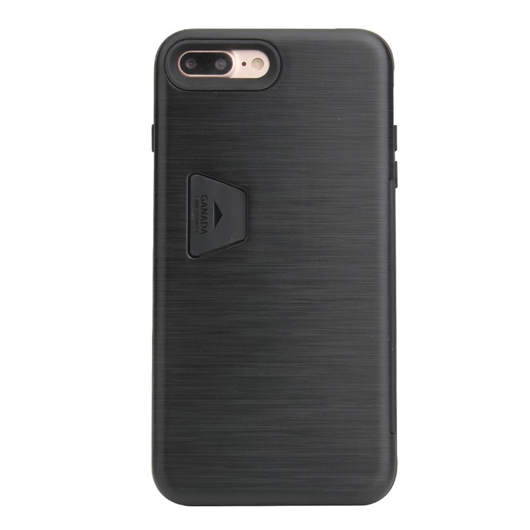 MOLAN CANO PC+TPU Hybrid Card Bumper Phone Casing for iPhone 7 Plus 5.5 Inch - Black-2