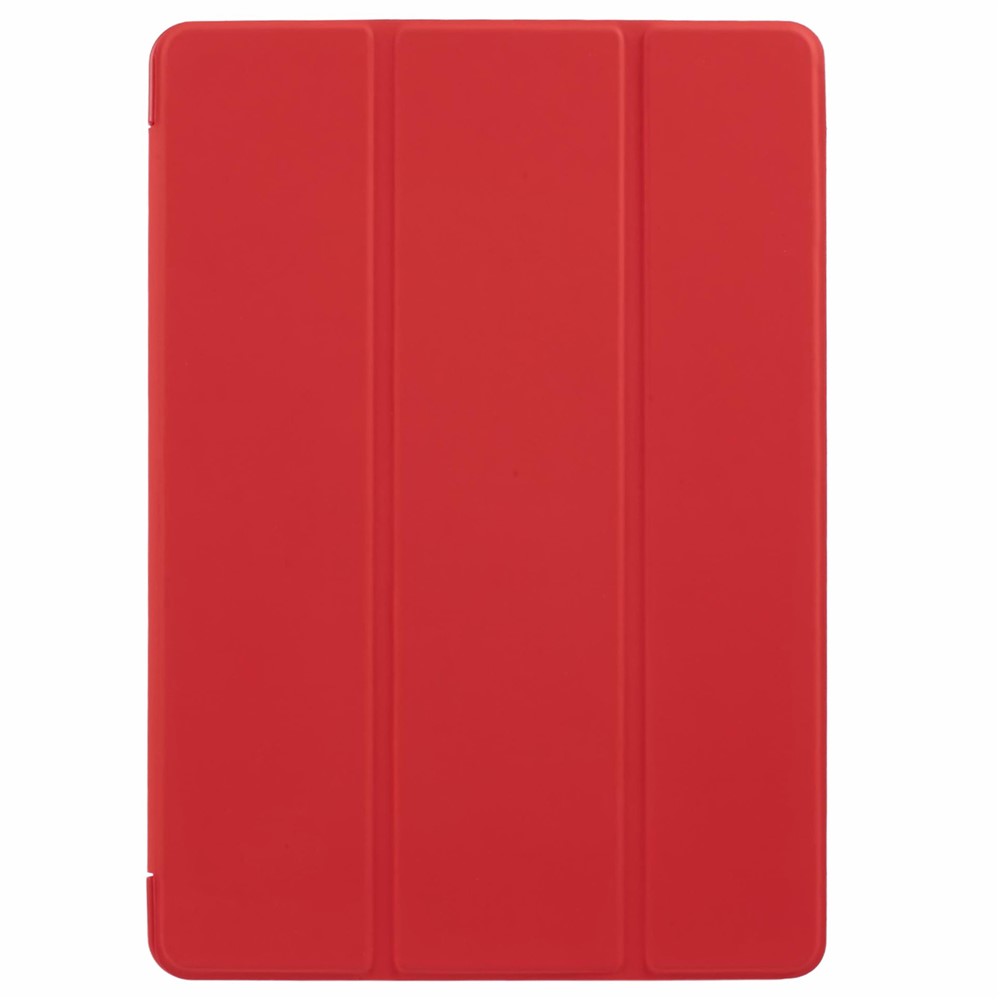 Tri-fold Stand Leather Smart Cover for iPad Air 10.5 (2019)/Pro 10.5 (2017) - Red-8