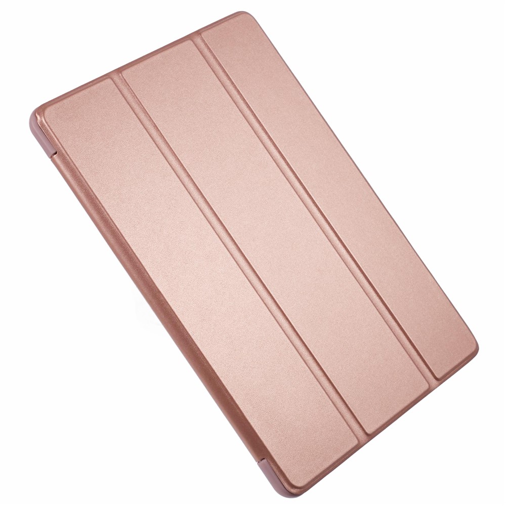 Tri-fold Stand Smart Leather Protector Case for iPad Air 10.5 (2019)/Pro 10.5 (2017) - Rose Gold-5