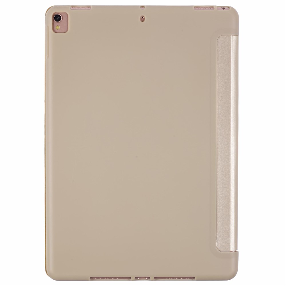 Smart Leather Tablet Cover with Tri-fold Stand for iPad Air 10.5 (2019)/Pro 10.5 (2017) - Gold-7