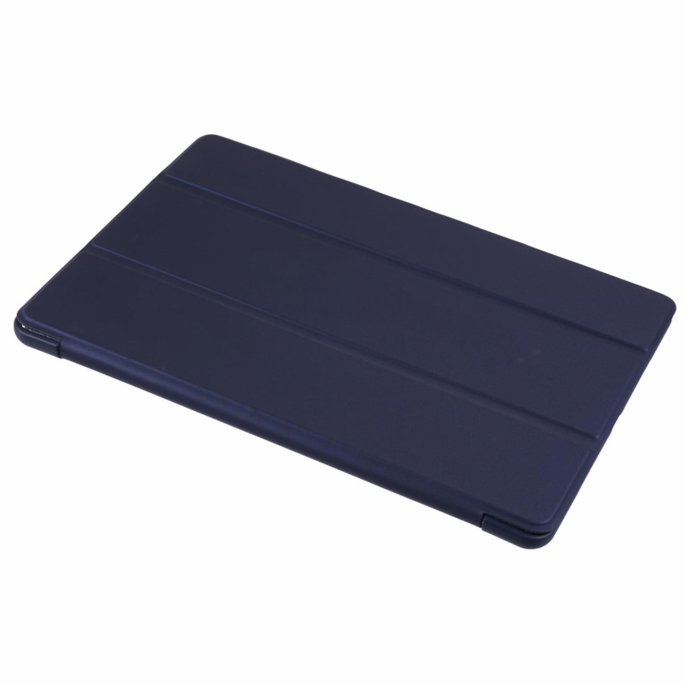 Protective Leather Smart Case Tri-fold Stand Shell for iPad Air 10.5 (2019)/Pro 10.5 (2017) - Dark Blue-5