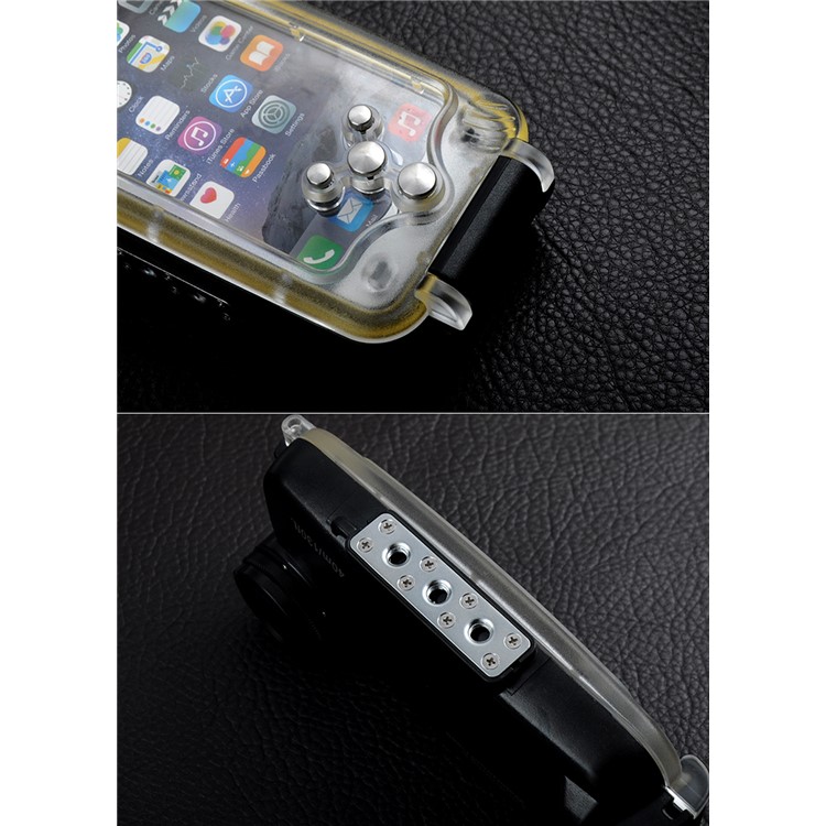 MEIKON IPX8 40m/130ft Underwater Diving Waterproof Case for iPhone 7 Plus 5.5 inch - White-15