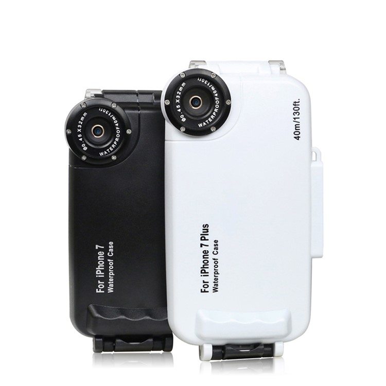 MEIKON IPX8 40m/130ft Underwater Diving Waterproof Case for iPhone 7 Plus 5.5 inch - White-18
