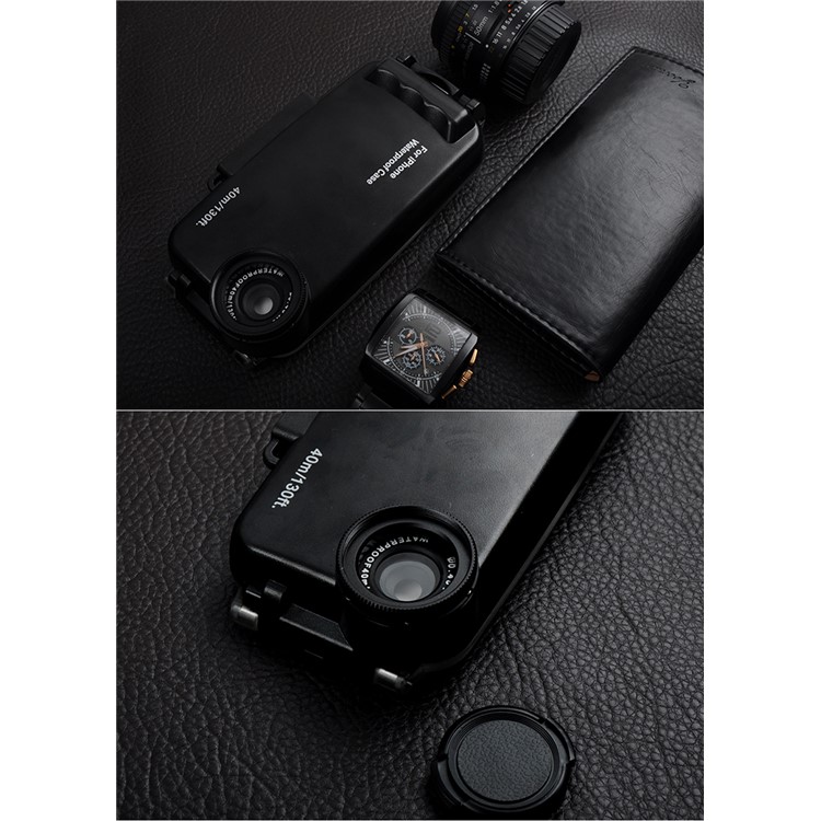 MEIKON IPX8 40m/130ft Underwater Diving Waterproof Case for iPhone 7 Plus 5.5 inch - White-19
