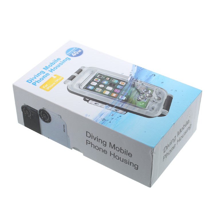 MEIKON IPX8 40m/130ft Underwater Diving Waterproof Case for iPhone 7 Plus 5.5 inch - White-20
