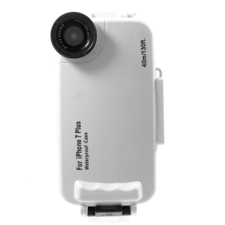 MEIKON IPX8 40m/130ft Underwater Diving Waterproof Case for iPhone 7 Plus 5.5 inch - White-3