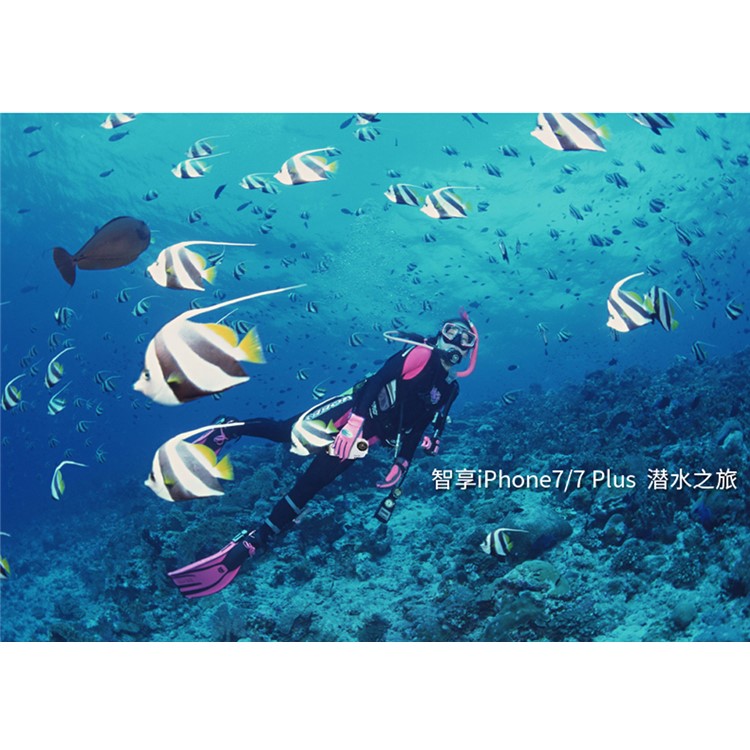 MEIKON IPX8 40m/130ft Underwater Diving Waterproof Case for iPhone 7 Plus 5.5 inch - White-8