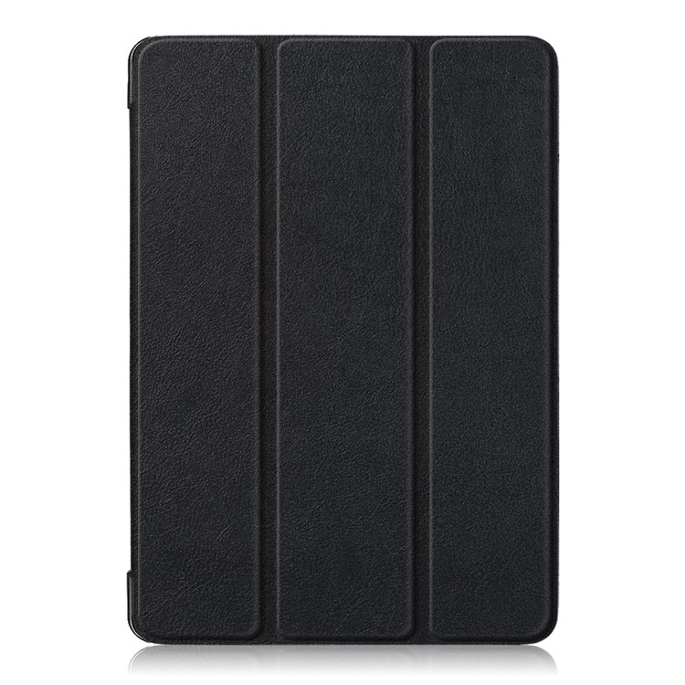 For iPad Pro 10.5 (2017) Smart Leather Wallet Tri-fold Stand Protective Cover - Black-2