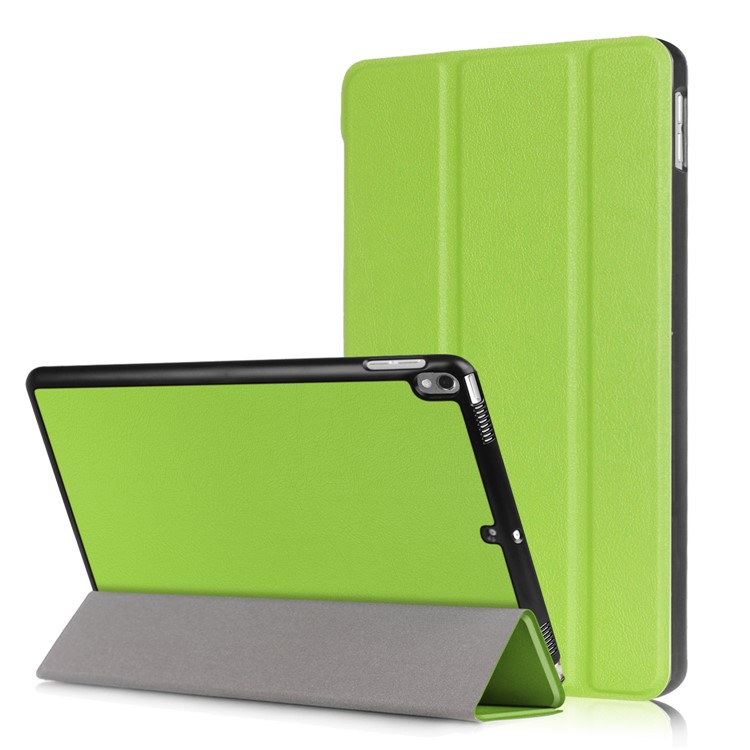 

For iPad Pro 10.5 (2017) Smart Tri-fold Leather Wallet Stand Case - Green