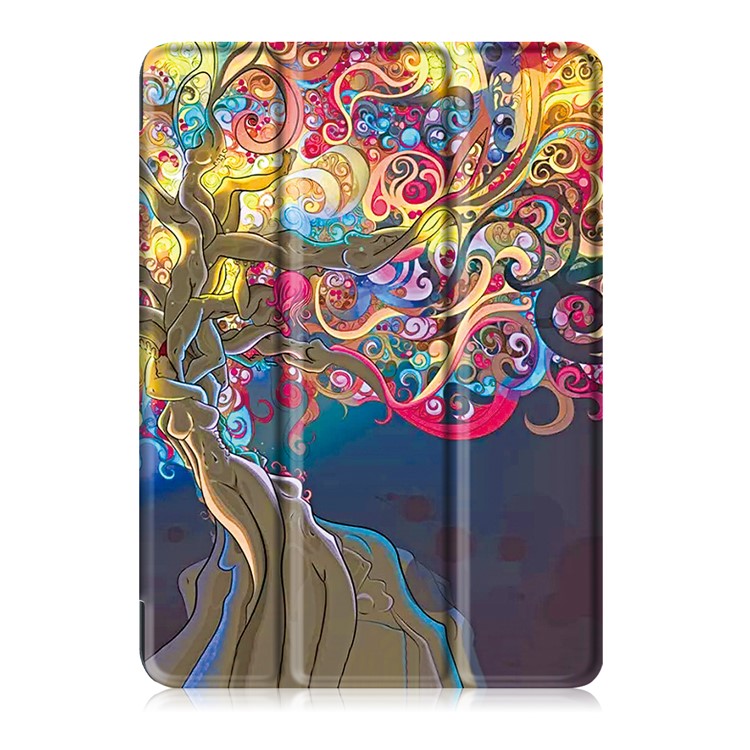 Pattern Printing Trifold Stand Smart Leather Case for iPad Pro 10.5