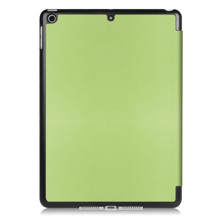 Litchi Textur Intelligente Wake / Sleep Tri-fold Stehen Schützende Leder Smart Gehäuse Für Ipad 9.7 (2017) - Grün-3