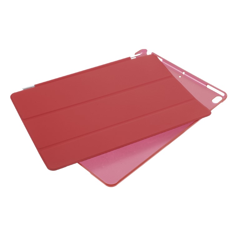Detachable Tri-fold Stand PU Leather Tablet Case for iPad Pro 10.5-inch (2017) - Red-8