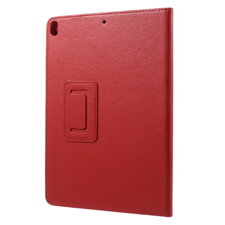 Litchi Texture Auto-wake/sleep Stand Protective Leather Cover for iPad Pro 10.5 (2017) - Red-4