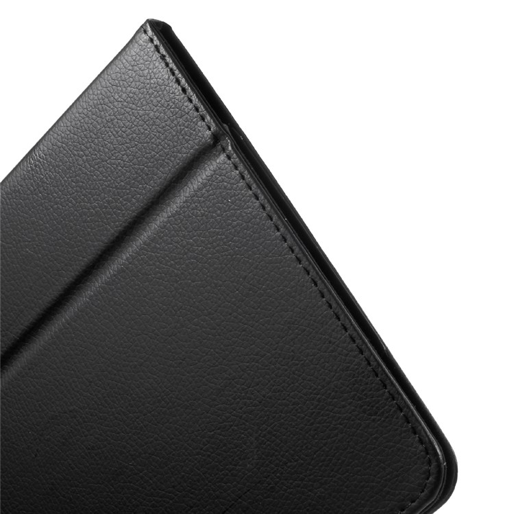 Litchi Skin Auto-wake/sleep Stand Protective Leather Cover for iPad Air 10.5 (2019) / Pro 10.5 (2017) - Black-6