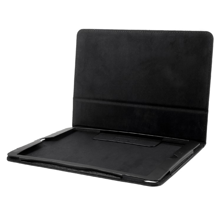 Litchi Skin Auto-wake/sleep Stand Protective Leather Cover for iPad Air 10.5 (2019) / Pro 10.5 (2017) - Black-9