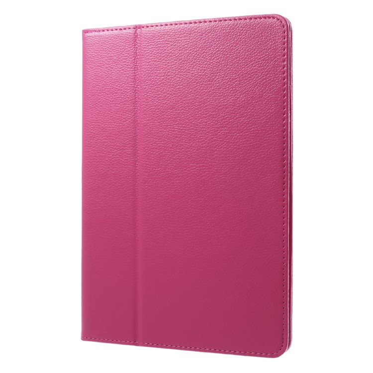 litchi texture auto-Wake/Sleep stand protecteur de cuir Shell pour iPad Pro 10,5(2017) - Rose-3