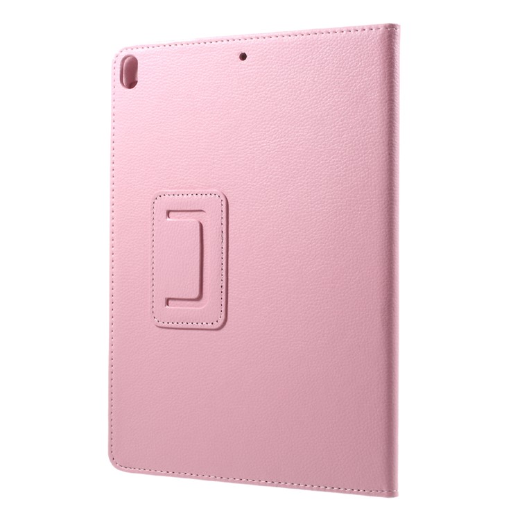 Litchi Texture Auto-wake/sleep Stand Protective Smart Leather Cover for iPad Air 10.5 (2019) / Pro 10.5 (2017) - Pink-2