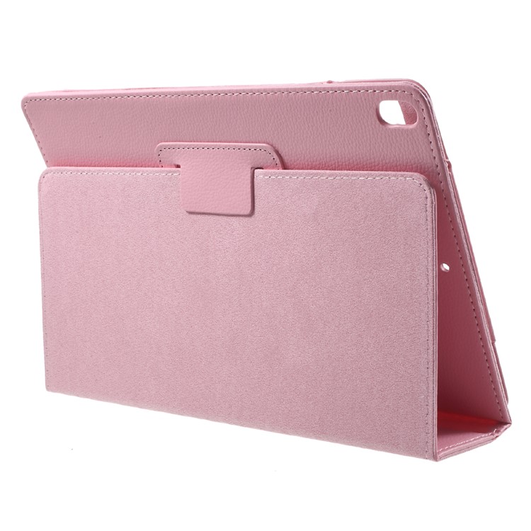 Litchi Texture Auto-wake/sleep Stand Protective Smart Leather Cover for iPad Air 10.5 (2019) / Pro 10.5 (2017) - Pink-4
