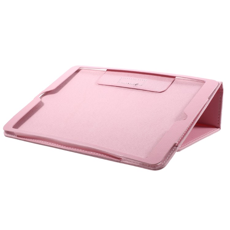 Litchi Texture Auto-wake/sleep Stand Protective Smart Leather Cover for iPad Air 10.5 (2019) / Pro 10.5 (2017) - Pink-5