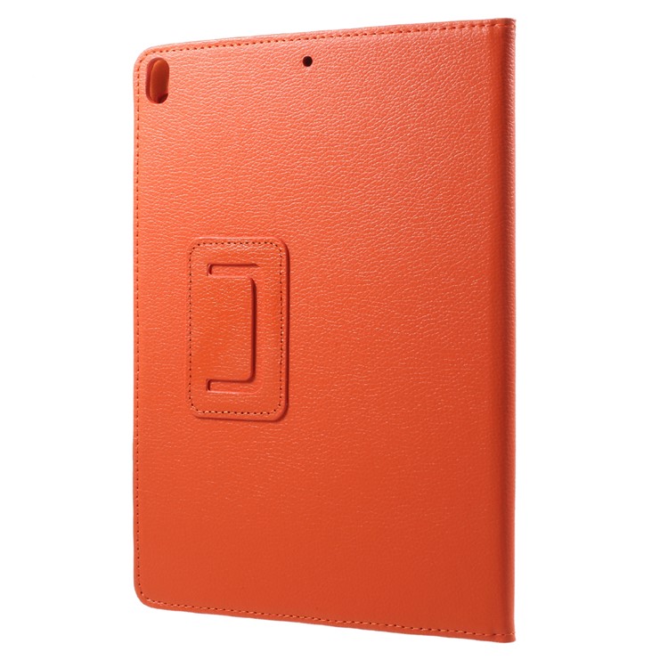 Litchi Texture Auto-wake/sleep Stand Protective Leather Cover for iPad Air 10.5 (2019) / Pro 10.5 (2017) - Orange-2