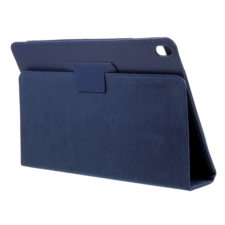 Litchi Texture Intelligent-wake/sleep Stand Protective Leather Cover for iPad Air 10.5 (2019) / Pro 10.5 (2017) - Dark Blue-4
