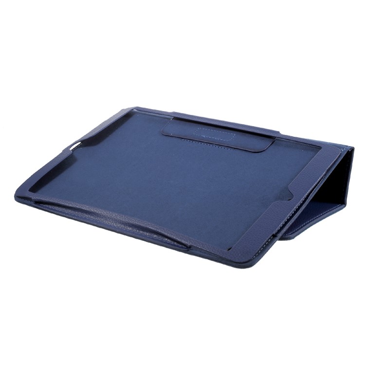 Litchi Texture Intelligent-wake/sleep Stand Protective Leather Cover for iPad Air 10.5 (2019) / Pro 10.5 (2017) - Dark Blue-5